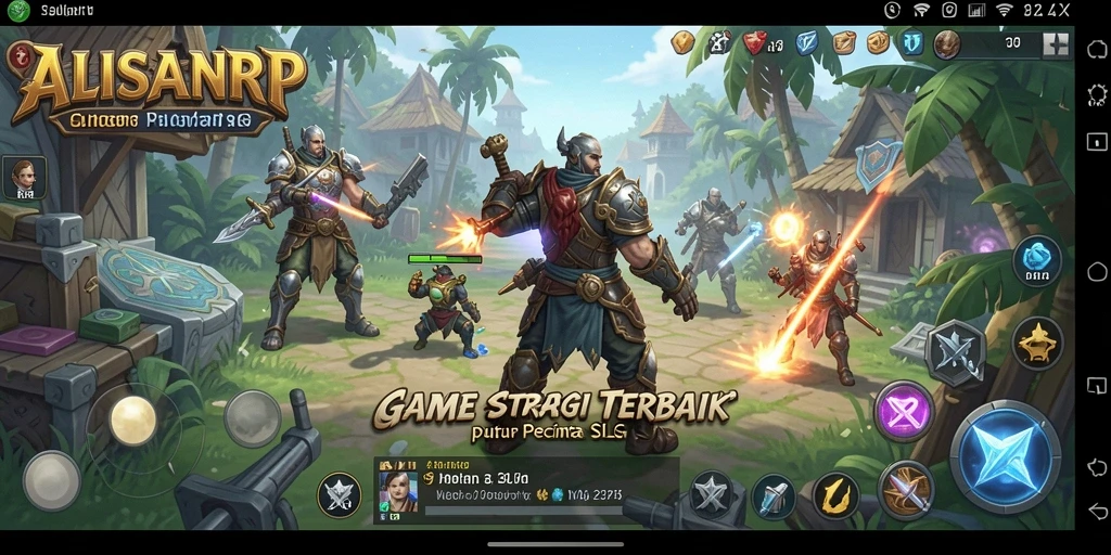Gambaran gameplay menarik dari ALISANRP yang penuh strategi.