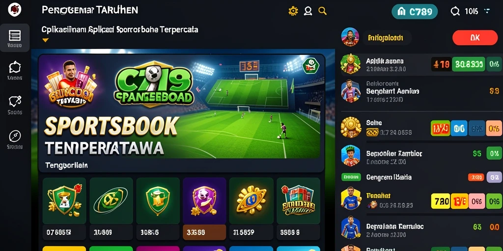 Tampilan gameplay Sportsbook yang menarik dan interaktif.