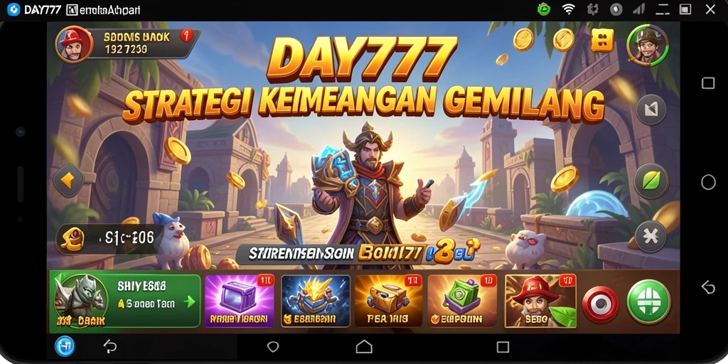 Tampilan gameplay DAY777 yang strategis dan intens.