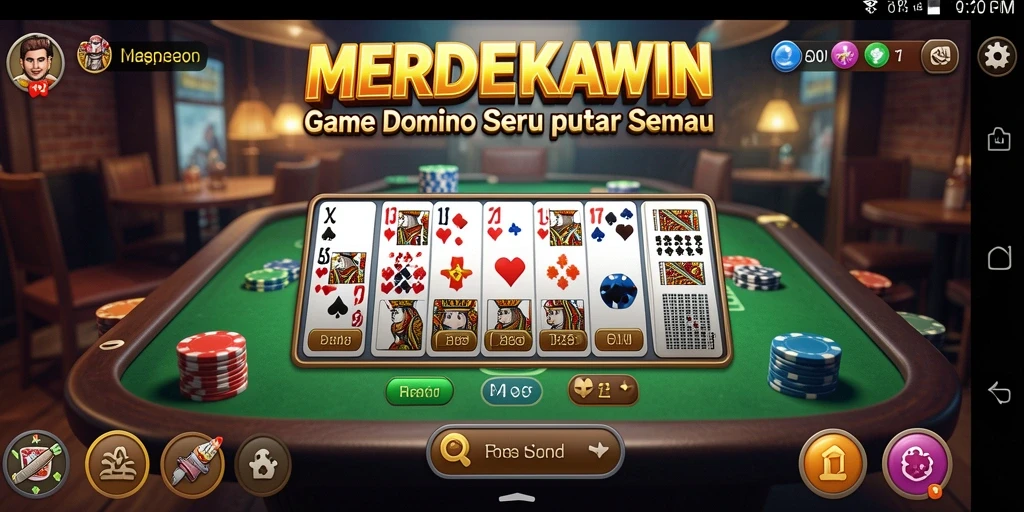 Screenshot gameplay MERDEKAWIN dengan tampilan menarik.