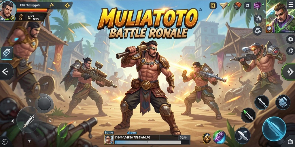Tampilan gameplay mendebarkan saat bertarung di <strong>MULIATOTO</strong>.
