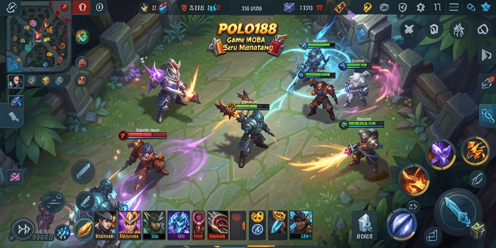 Screenshot gameplay POLO188 yang menunjukkan aksi pertempuran seru.
