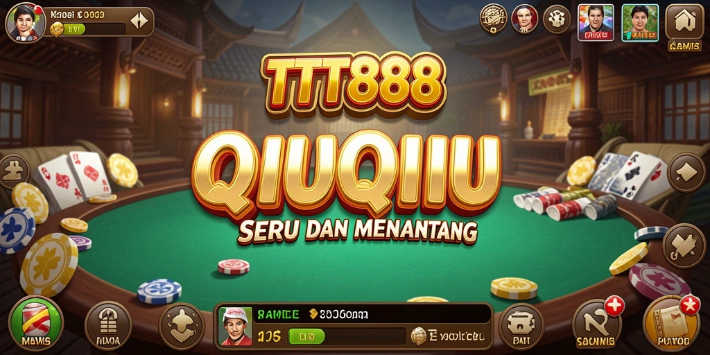 Tampilan gameplay seru TTT888 saat bermain QiuQiu.